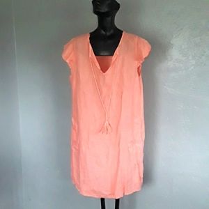 Linen dress or tunic top size large